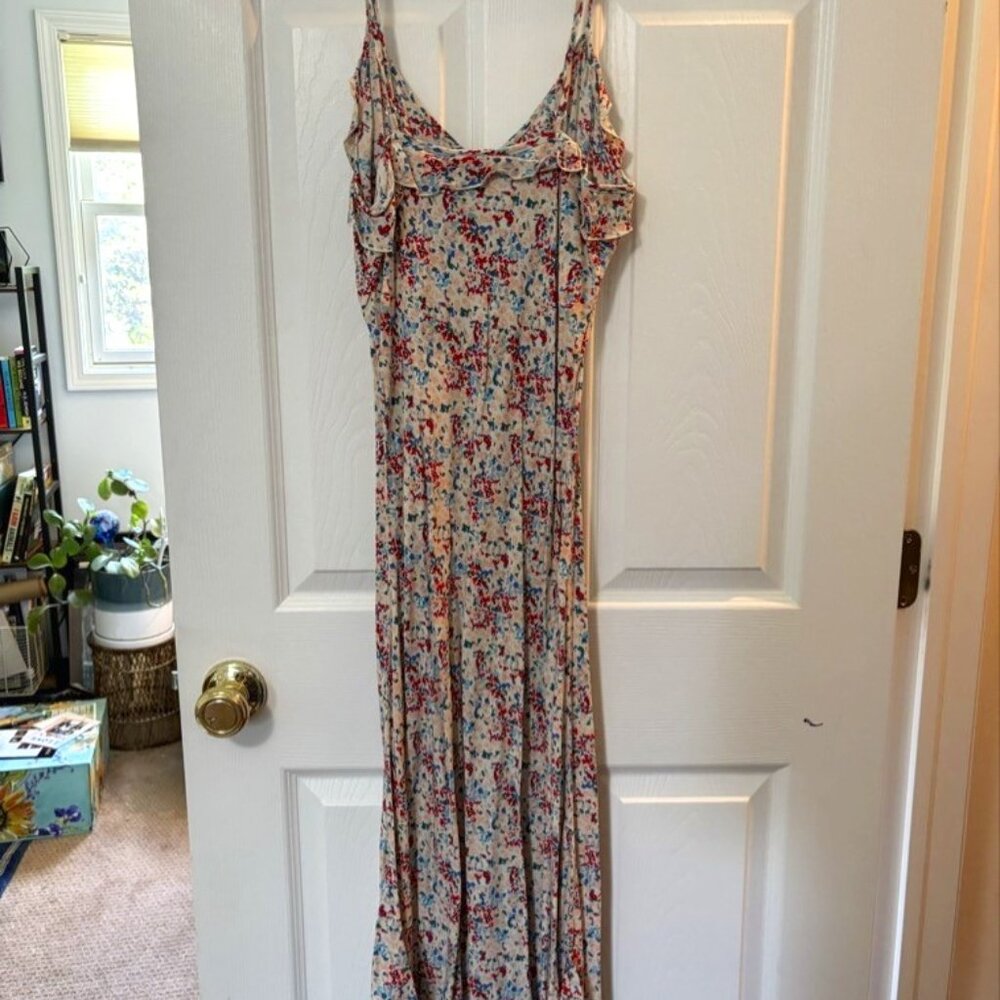 Rolla's Floral Midi Slip Dress